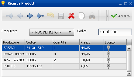LocatorRicercaProdotti